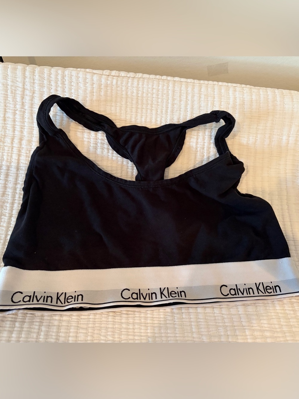 Calvin Klein black shorts bra